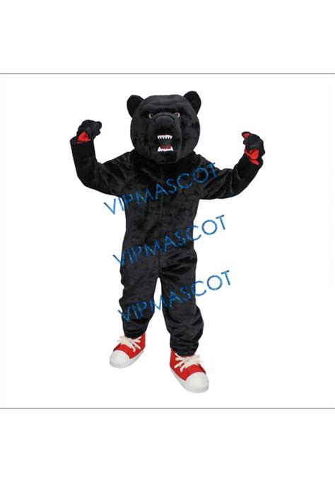 Black beat mascot costume